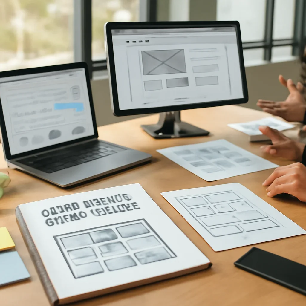Web Design in New Mexico planning materials and performance review workspace
