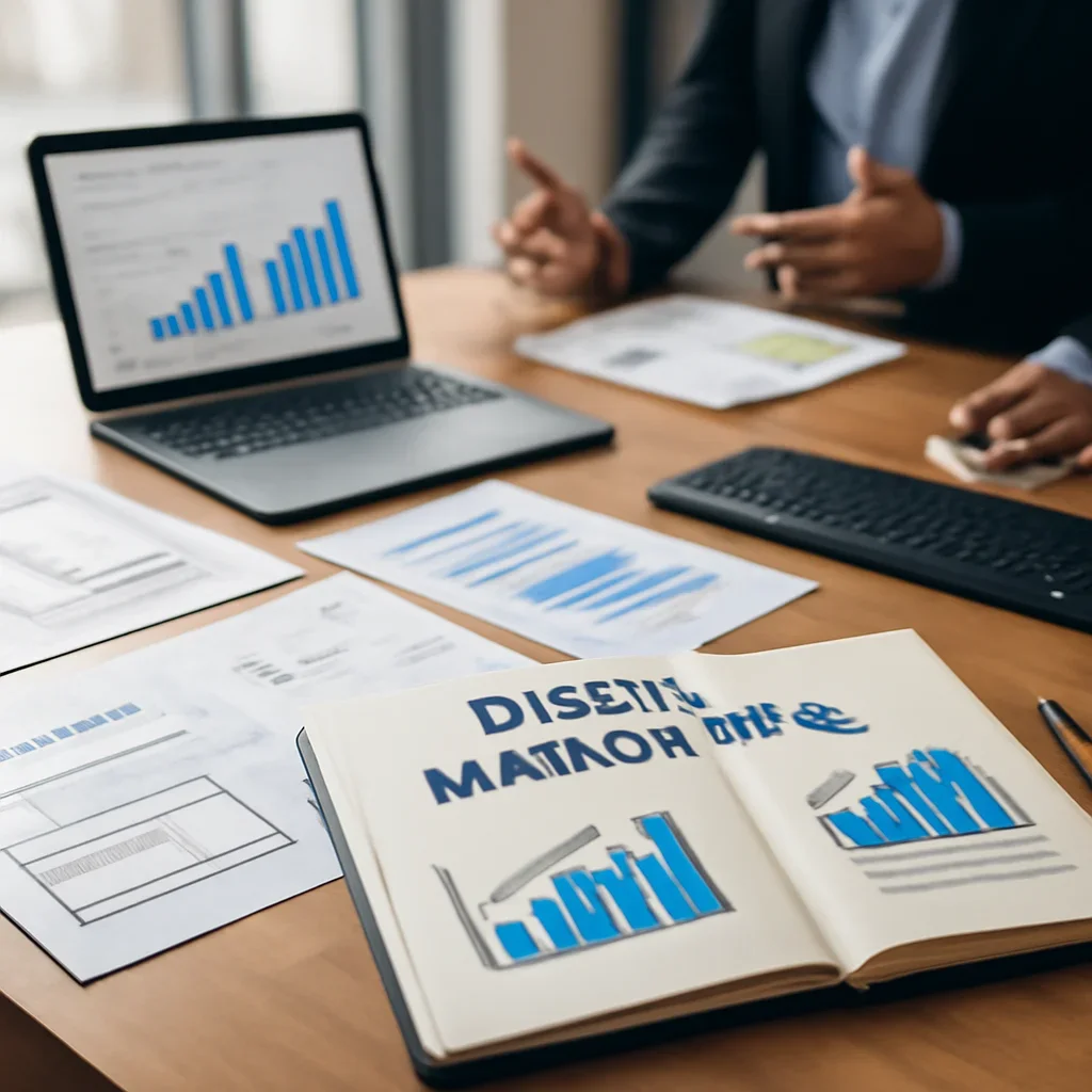 Digital Marketing in New York, NY planning materials and performance review workspace