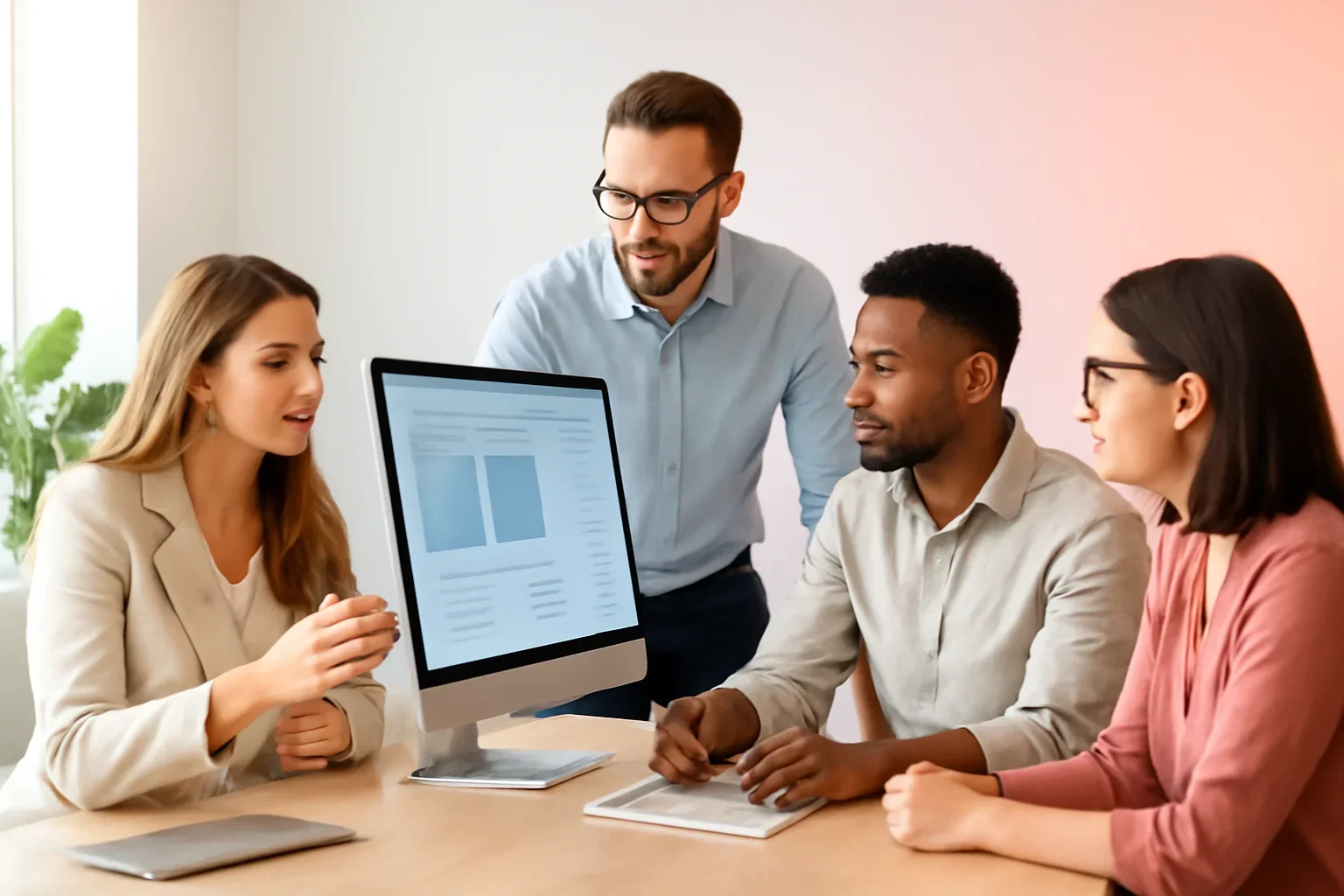 Web Design in North Dakota strategy meeting with a modern digital marketing team