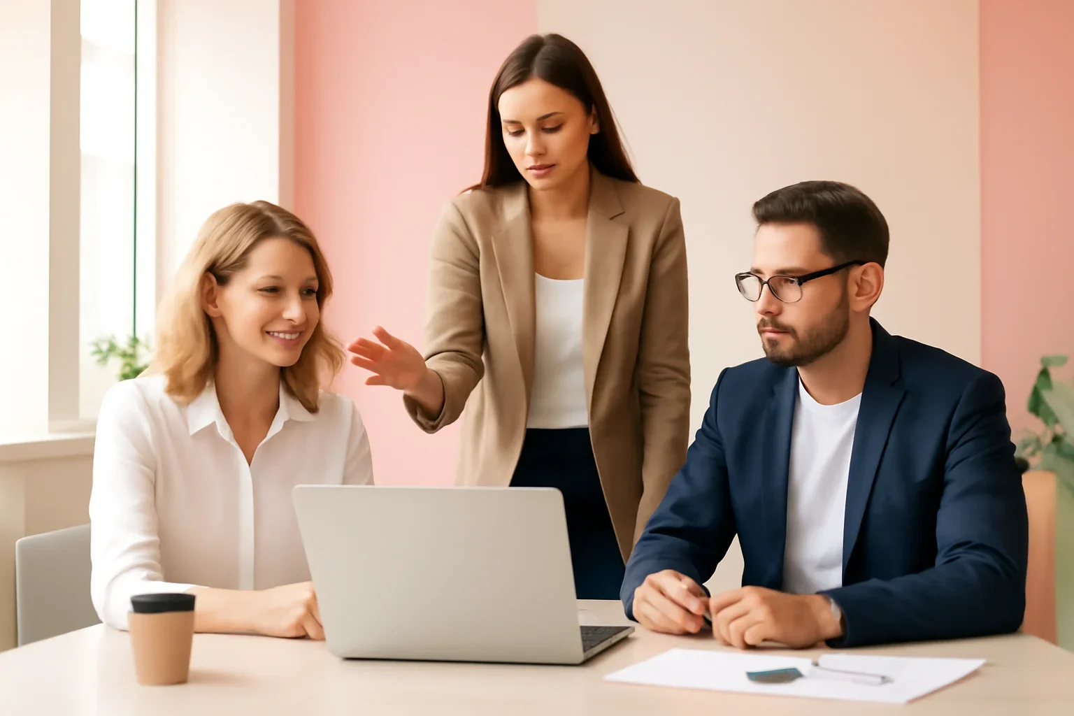 Web Design in Ohio strategy meeting with a modern digital marketing team