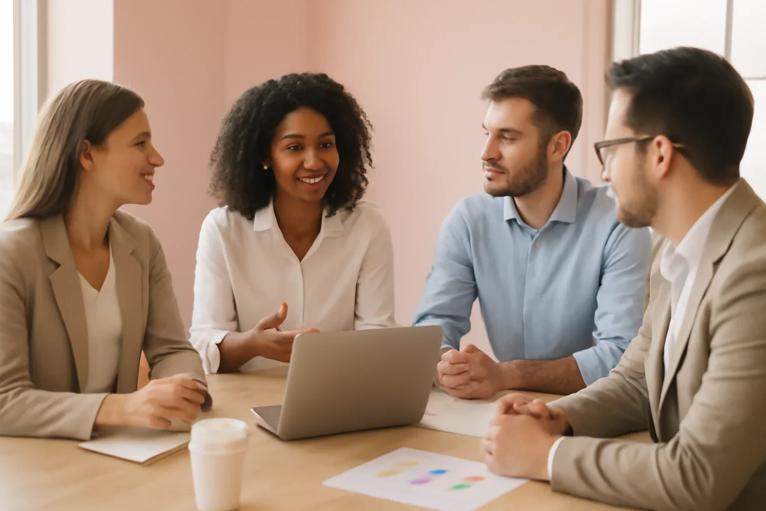Branding in Oklahoma strategy meeting with a modern digital marketing team