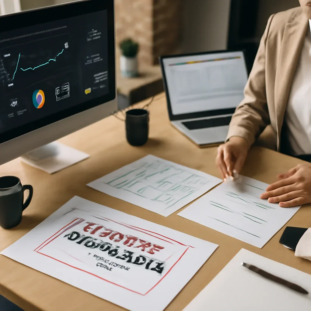 Branding in Oklahoma planning materials and performance review workspace