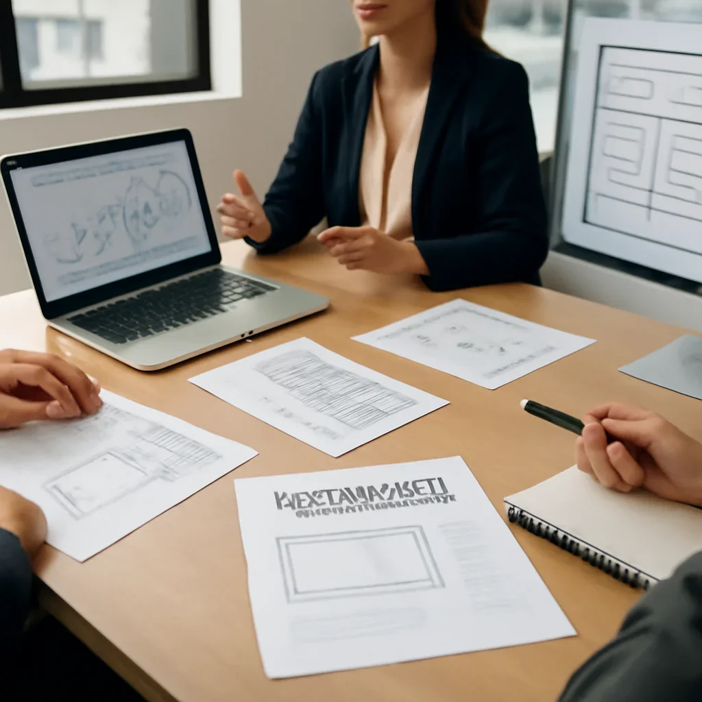 Branding in South Dakota planning materials and performance review workspace