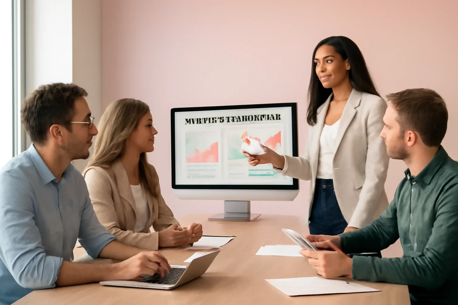 Digital Marketing in South Dakota strategy meeting with a modern digital marketing team