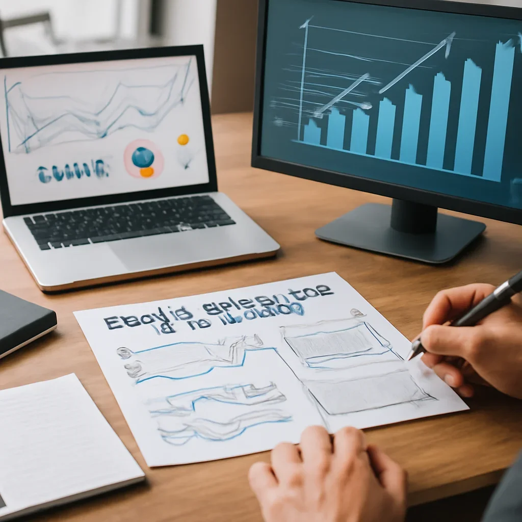 Digital Marketing in Tennessee planning materials and performance review workspace