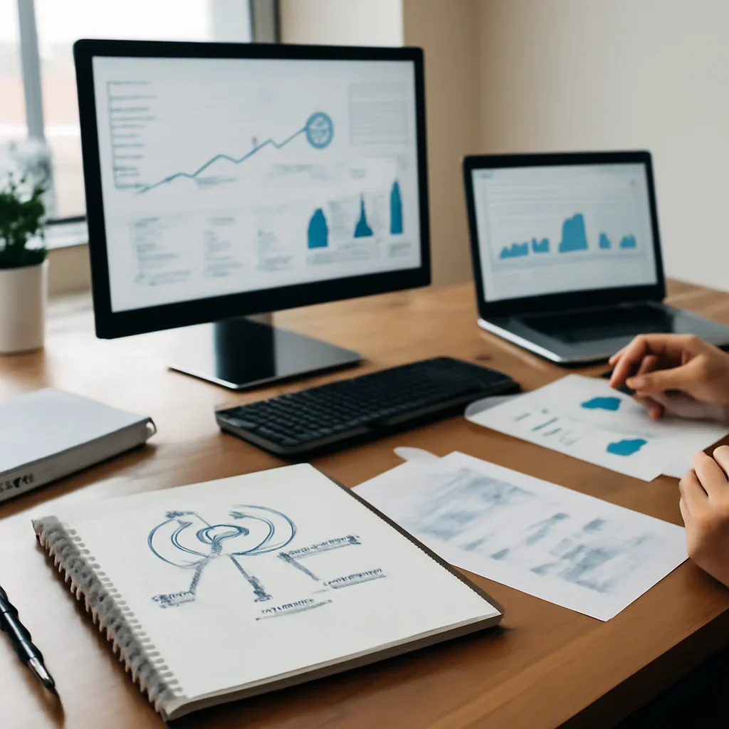 SEO in Tennessee planning materials and performance review workspace