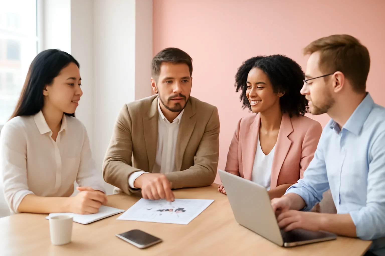 Branding in Texas strategy meeting with a modern digital marketing team
