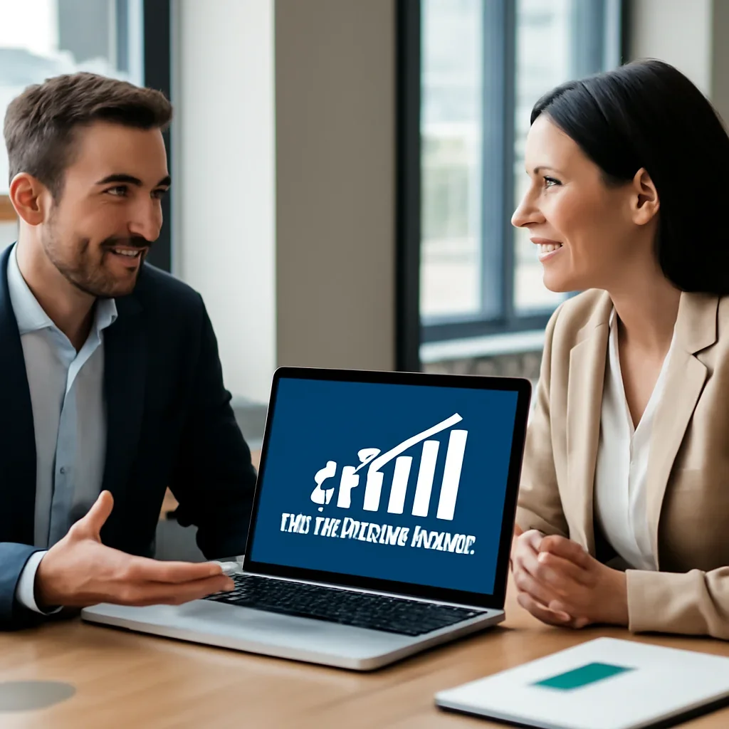 Business owner discussing Digital Marketing in Texas growth goals with a consultant