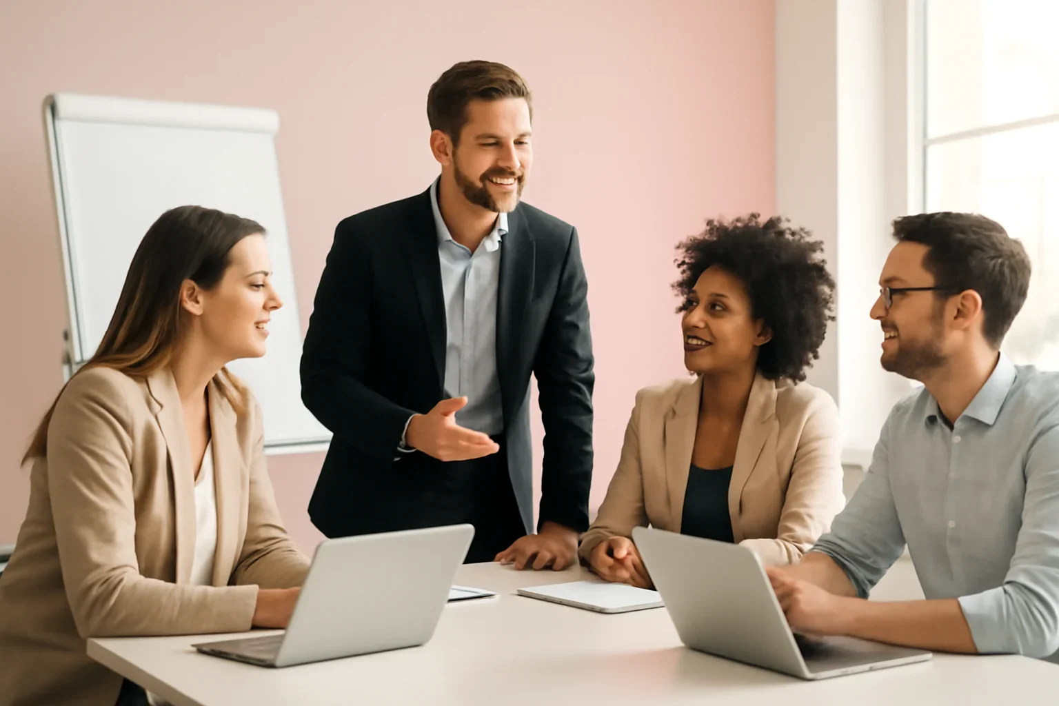 Branding in Virginia strategy meeting with a modern digital marketing team