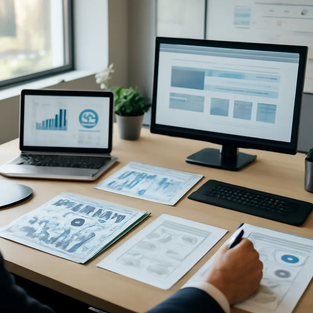 Branding in Washington DC, DC planning materials and performance review workspace
