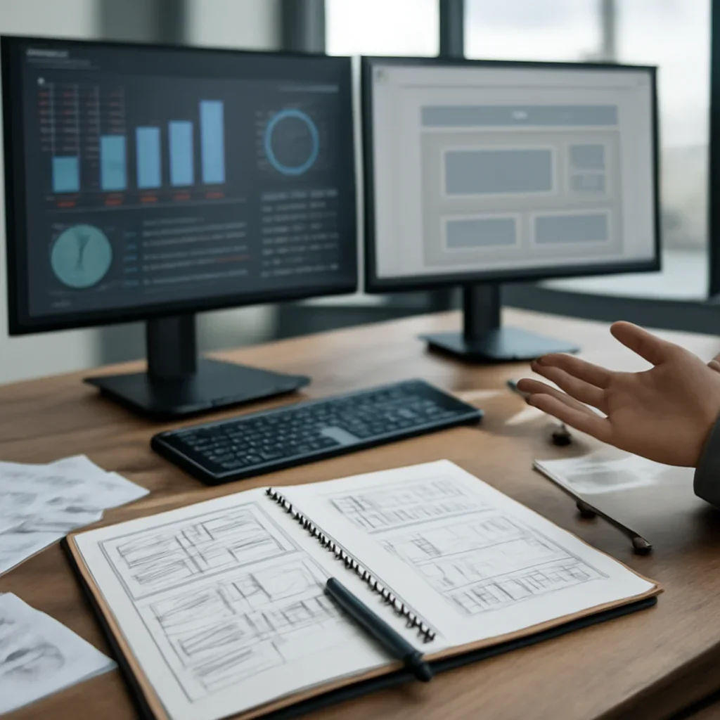 Digital Marketing in Washington DC, DC planning materials and performance review workspace