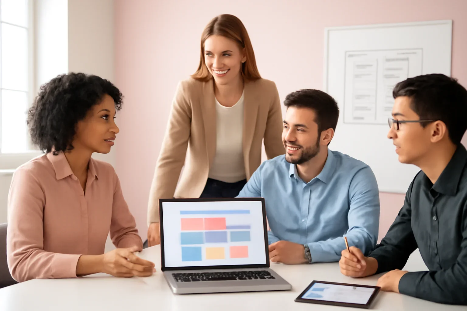 Web Design in Washington DC, DC strategy meeting with a modern digital marketing team
