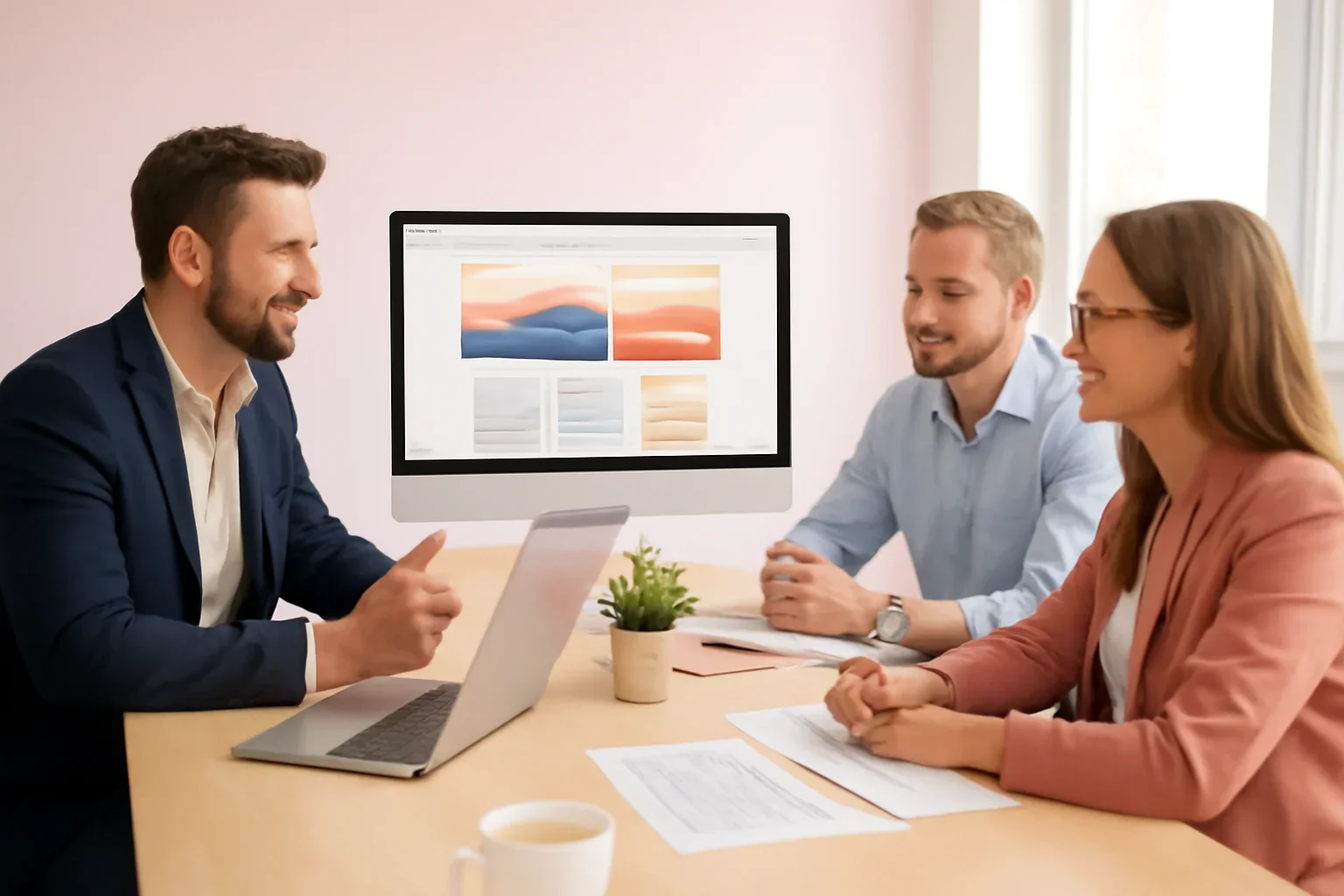 Web Design in West Virginia strategy meeting with a modern digital marketing team