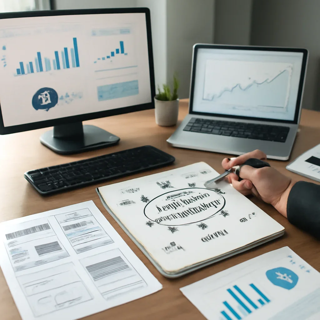 Digital Marketing in Wyoming planning materials and performance review workspace