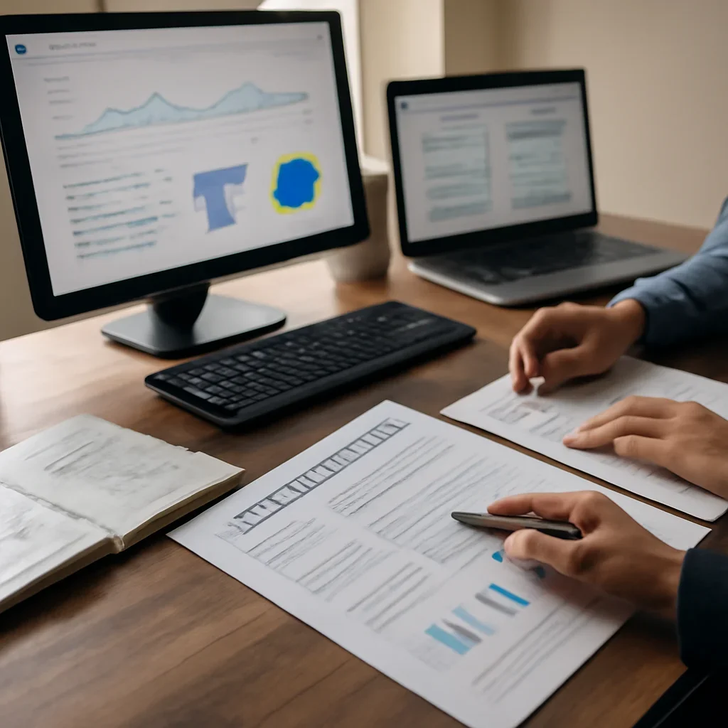 PPC Management planning materials and performance review workspace