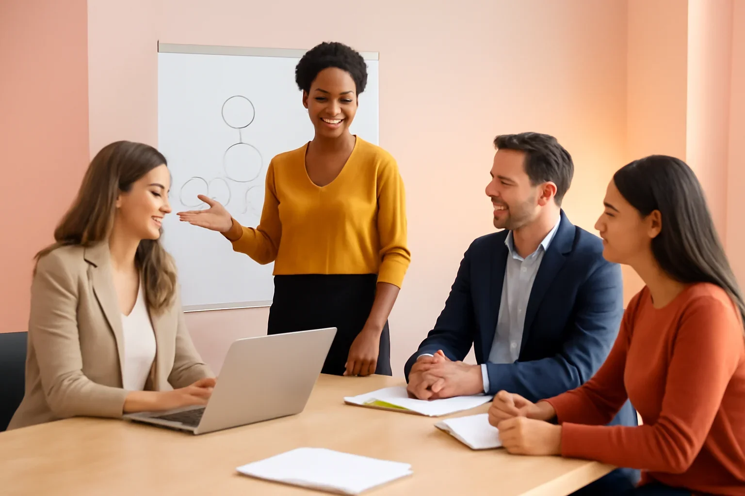 Local Businesses Solutions strategy meeting with a modern digital marketing team