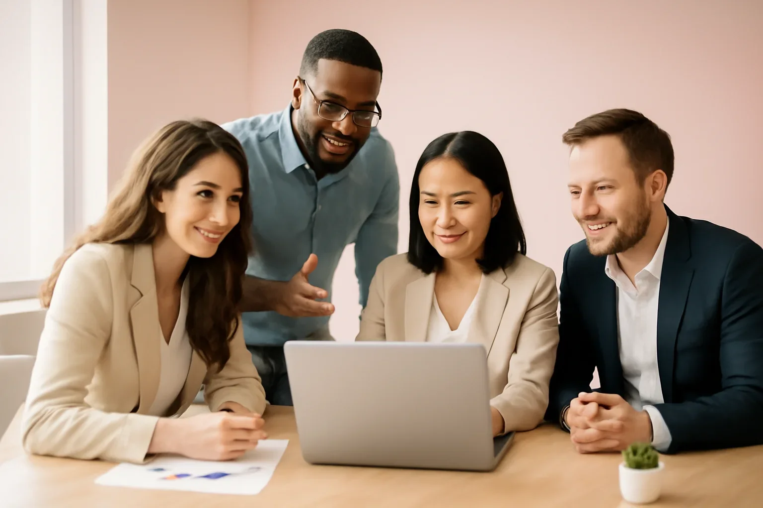 Local Businesses SEO strategy meeting with a modern digital marketing team