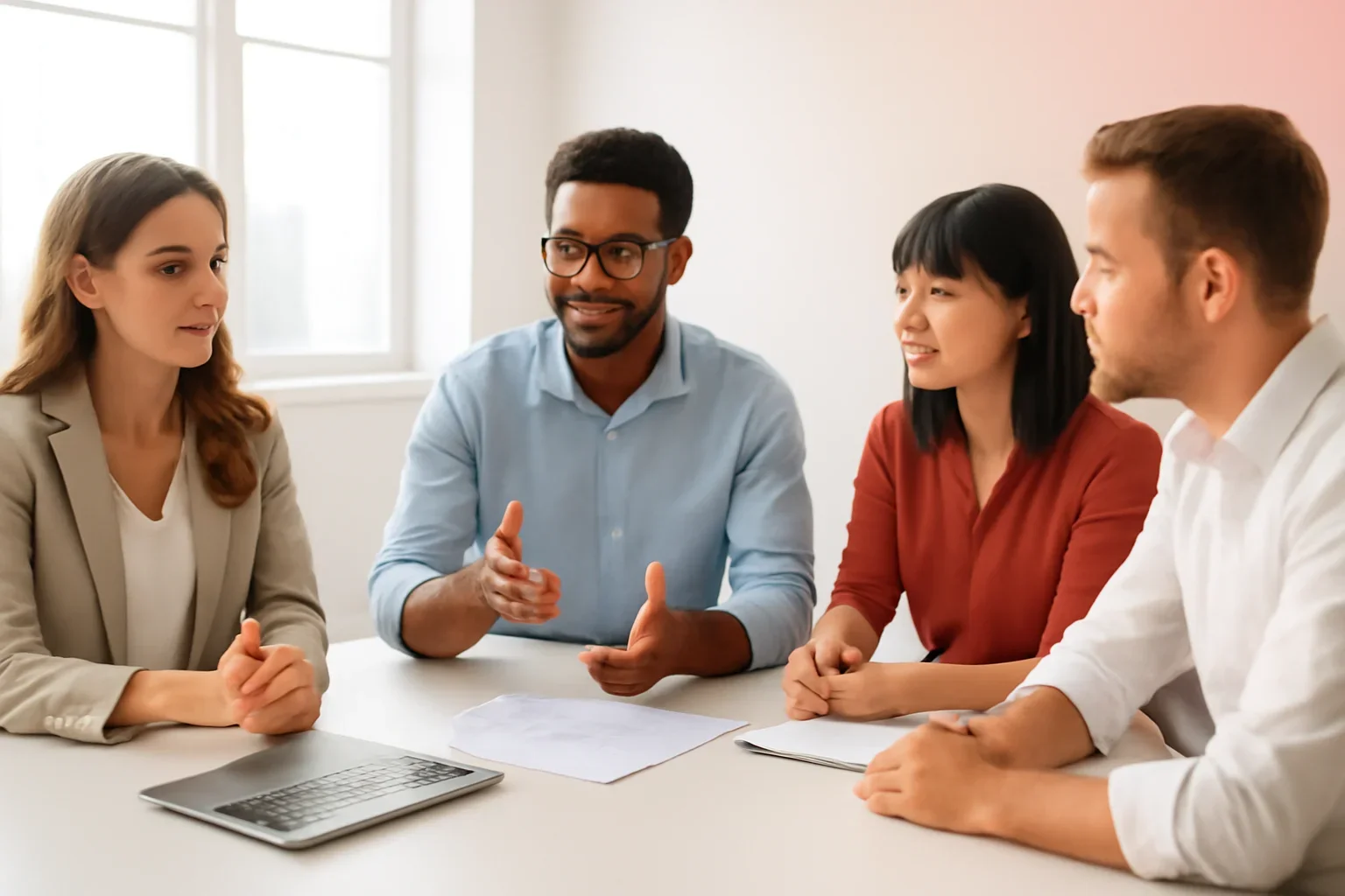Terms of Service strategy meeting with a modern digital marketing team